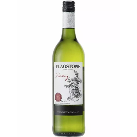 Вино Поэтри Совиньон Блан / Poetry Sauvignon Blanc, Flagstone, белое сухое 14% 0.75л