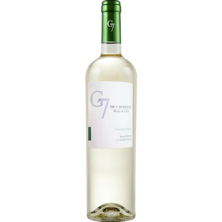 Вино Совіньйон Блан, Джі7 / Sauvignon Blanc, G7, біле сухе 12.5% ​​0.75л