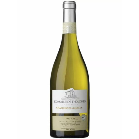 Вино Шардонне Вионье / Chardonnay Viognier, Domaine de Tholomies, BIO, белое сухое 0.75л slide 1