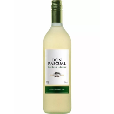 Вино Совиньон Блан / Sauvignon Blanc, Don Pascual, белое сухое 12.5% 0.75л slide 1