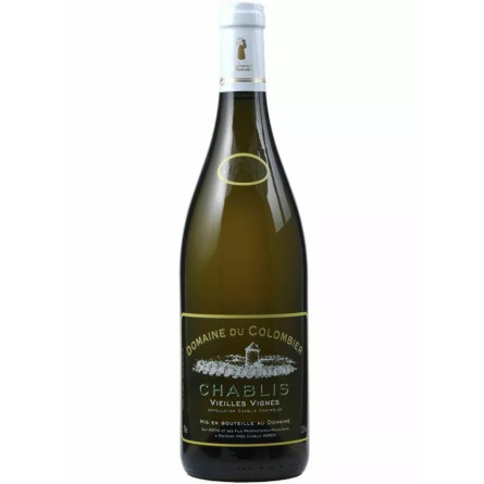 Вино Шаблі В'єй Вінь / Chablis Vieilles Vignes, Domaine Du Colombier, біле сухе 12.5% ​​0.75л