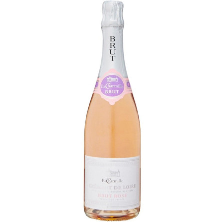 Ігристе вино Креман де Луар, Розе, Філіп де Шарміль / Cremant de Loire, Rose, Philippe de Charmille, рожеве брют 0.75л slide 1