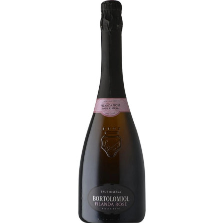 Ігристе вино Філанд Різерва, Бортоломіол / Filanda Riserva, Bortolomiol, рожеве брют 12% 0.75л