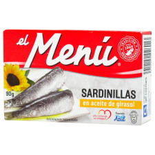 Сардины Francisco El Menu в подсолнечном масле 90г mini slide 1