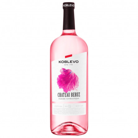Вино Коблево Chateau Beruz рожеве напівсолодке 9-12% 1,5л