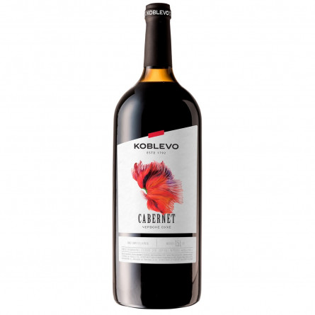 Вино Koblevo Cabernet червоне сухе 9-14% 1,5л