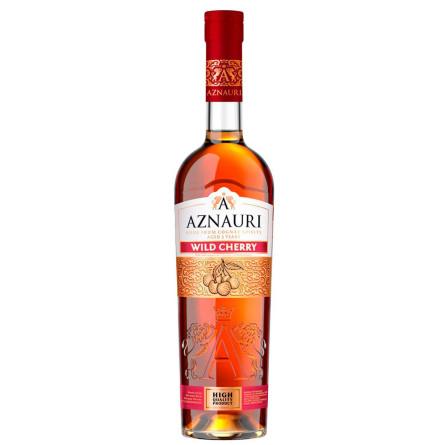 Напій алкогольний Aznauri Wild Cherry 5 зірок 30% 0,5л