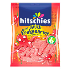 Конфеты Hitschies Saure Mini Krakenarme Erdbeere 125г mini slide 1