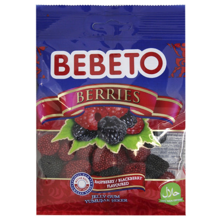 Конфеты жевательные Bebeto Ягоды 70г