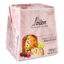 Кекс Loison «Панеттоне» Mignon з вишневими цукатами mini slide 1
