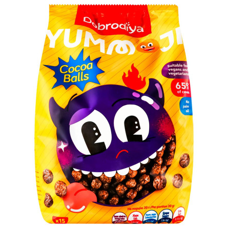 Кулькі Добродія Yummoji шоколадні 460г