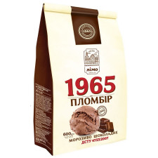 Морозиво Лімо Пломбір 1965 шоколадний 600г mini slide 1
