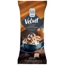 Морозиво Лімо Velvet ванільне-солена карамель пломбір ескімо в глазурі 80г mini slide 1