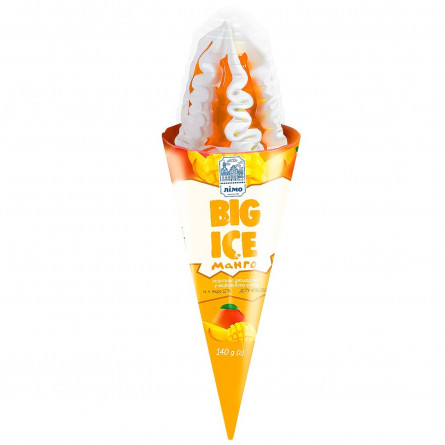 Мороженое Лимо Big Ice рожок со вкусом манго 140г slide 1
