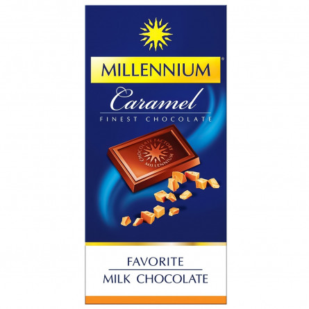 Шоколад молочний Millennium Favorite Карамель 100г slide 1