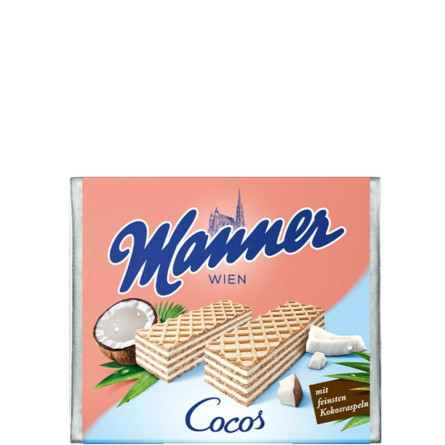 Вафли с кокосовым кремом, Manner, 75г slide 1