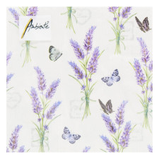 Серветки Ambiente Lavender With Love Cream FSC Mix 33х33см mini slide 1