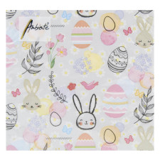 Серветки Ambiente Happy Easter Grey FSC Mix 33х33см mini slide 1