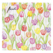 Серветки Ambiente Magic Tulips FSC Mix 33х33см mini slide 1