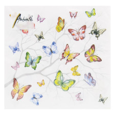 Серветки Ambiente Colourful Butterflies FSC Mix 33х33см mini slide 1