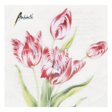 Серветки Ambiente Classic Tulips FSC Mix 33х33см mini slide 1