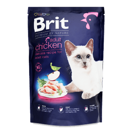 Корм для котів Brit Premium Nature з м’ясом курки, сухий