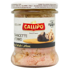 Тунець Callipo з трюфелем в оливковій олії 170г mini slide 1