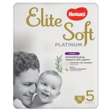 Трусики-підгузники Huggies Elite Soft Platinum 5 12-17кг 19шт mini slide 1