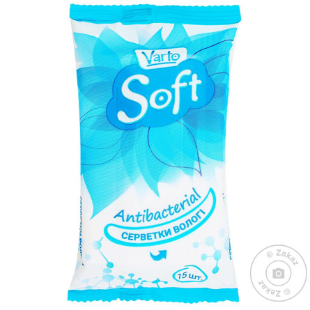 Влажные салфетки Varto Soft Антибактериальные 15шт