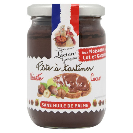 Паста Lucien Georgelin шоколадно-горіхова 280г
