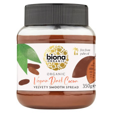 Паста Biona Organic з чорного шоколаду 250г mini slide 1