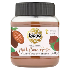 Паста Biona Organic з молочного шоколаду та горіха 350г mini slide 1