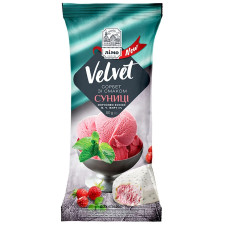 Морозиво Лімо Velvet зі смаком суниця-чіа 80г mini slide 1
