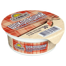 Сир Славія Шоколадний плавлений пастоподібний солодкий 30% 100г mini slide 1
