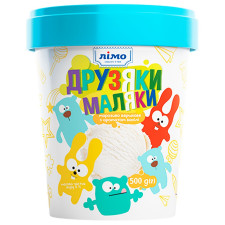 Мороженое Лимо Друзяки-маляки сливочное с ароматом ванили 500г mini slide 1