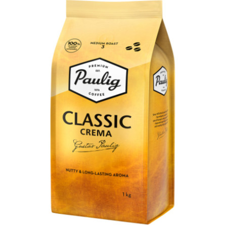 Кава в зернах Paulig Classic Crema 1 кг