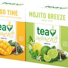 Набор чая Tea Moments Mango Time 20 пирамидок + Mojito Breeze 20 пирамидок mini slide 1