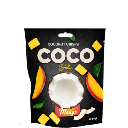 Кокосовые чипсы с манго, Coco Deli, 30г
