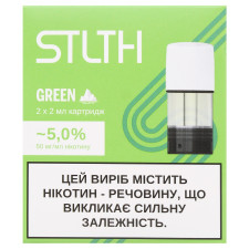 Картридж Stlth Green для электронных сигарет 5% 50мл mini slide 1