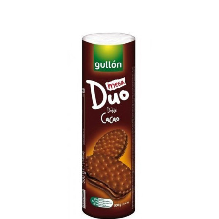 Печиво шоколадне Gullon Duo Doble Cacao Mega, 500г