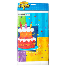 Скатертина Веселая затея Happy Birthday 140x180 mini slide 1