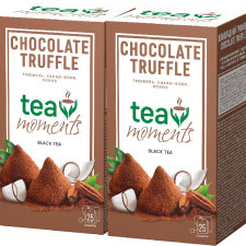 Набір чорного чаю Tea Moments Chocolate Truffle зі смаком шоколадного трюфеля 25 сашетів х 2 шт mini slide 1