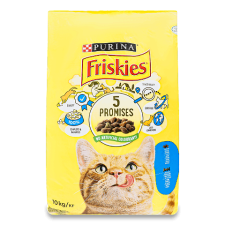 Корм для котів Friskies з лососем та овочами сухий mini slide 1