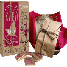 Подарунковий набір Shokopack For Beautiful Woman 100 г кави + 5 шоколадних компліментів mini slide 1
