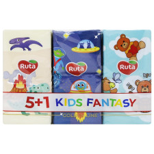 Хустинки Ruta Fantasy носові паперові 6шт mini slide 1