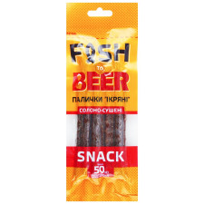 Палички ікряні Fish &amp; Beer солоно-сушені 50г mini slide 1