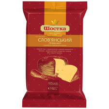 Сир Шостка Слов'янський Пряжений з ароматом пряженого молока 50% 160г mini slide 1