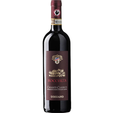 Вино Рочальта, К'янті Классіко / Roccialta, Chianti Classico DOCG, Azienda Uggiano, червоне сухе 0.75л