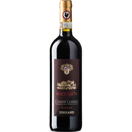 Вино Рочальта, К'янті Классіко Різерва / Roccialta, Chianti Classico Riserva DOCG, Azienda Uggiano, червоне сухе 0.75л