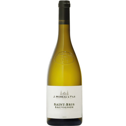 Вино Сен-Брі, Совіньйон / Saint-Bris, Sauvignon, J.Moreau Fils, біле сухе 0.75л